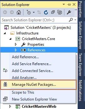 Adding NuGet Package
